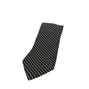Brooks Basic Trout Fish Tie Black Pure Silk